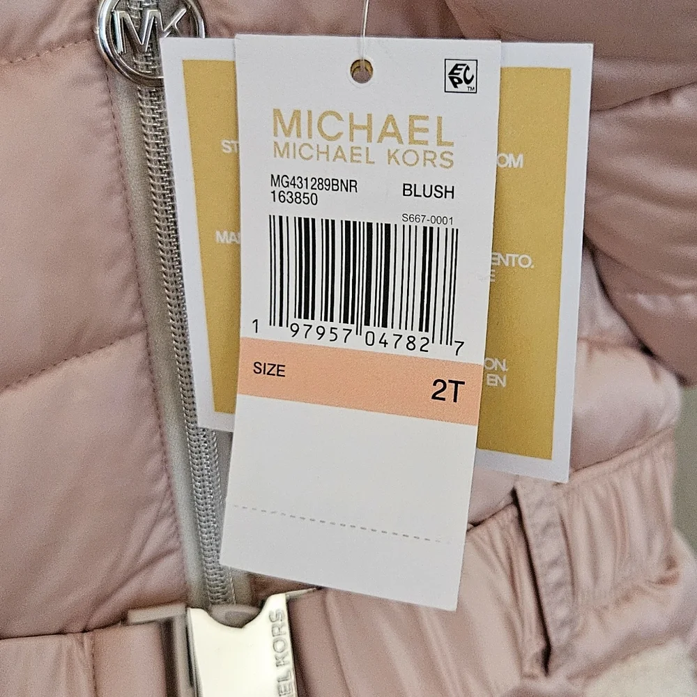 Michael Kors Toddler Coat - 2T - NWT - Picture 3 of 3